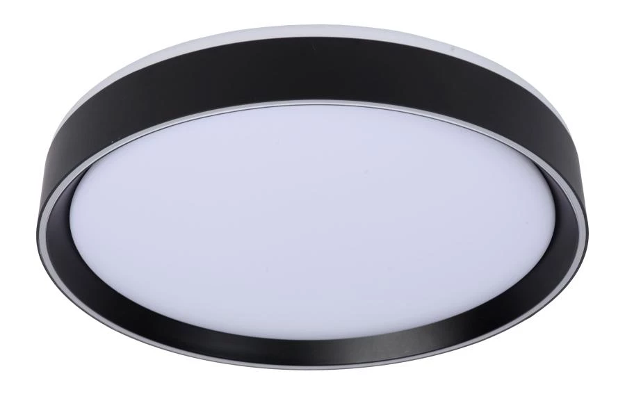 Lucide NURIA - Flush ceiling light - Ø 40 cm- LED 3 StepDim - 1x24W 2700K - Black - turned off